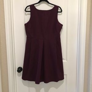 Worthington deep purple dress